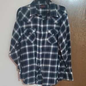 Plaid Men's Casual Button Down Shirt
